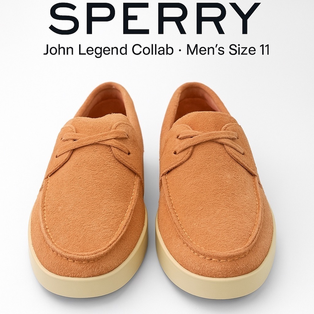 Sperry x John Legend Collaboration Men’s Shoes – Size 11